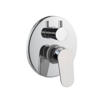 +39 Solo Parti Esterne Per Miscelatore Monocomando Da Incasso Per Vasca-doccia Con Deviatore a Leva 391225 by PALAZZANI
