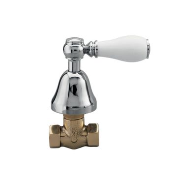 Porter Pair of 1/2" Straight Built-in Taps 551240 by PALAZZANI