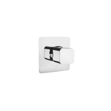 Mis External Parts for Built-in Diverter without Stop, with 110x110mm Plate 562315 by PALAZZANI