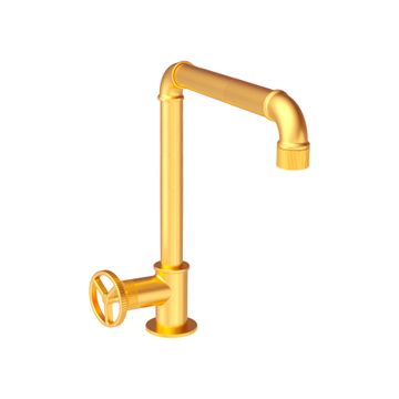 Industrial Job High Single-lever Mixer for Washbasin without Drain 783018 by PALAZZANI