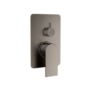 Montecarlo Only External Parts for Built-in Single-lever Bath-shower Mixer with Automatic Diverter 801223 by PALAZZANI