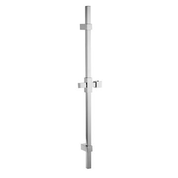 Brass Shower Rod, 18x18mm, with Adjustable ABS Shower Bracket 9920P3 by PALAZZANI