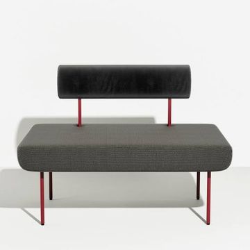 Hoff Large Armchair - Grey/black by Petite Friture
