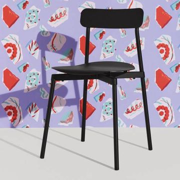Wallpaper Les Crafties - Mosaique / Red by Petite Friture - view 3