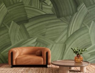 Swept Away in Arbor Tint on Vinyl Abaca by Phillip Jeffries - view 4