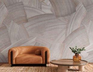 Swept Away in Muted Ridge on Manila Hemp by Phillip Jeffries - view 4
