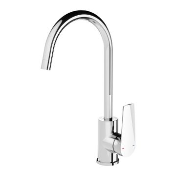 Arlo Sink Mixer 200mm Gooseneck - 6 Star - Lead Free by Phoenix Tapware - view 2