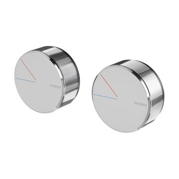 Axia Twin Shower / Wall Mixer by Phoenix Tapware - view 2