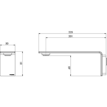 Axia Wall Basin / Bath Outlet 200mm by Phoenix Tapware - view 4