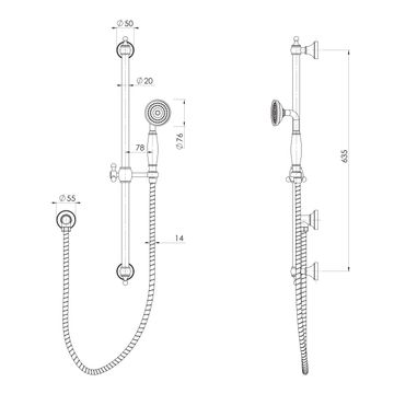 Cromford Rail Shower by Phoenix Tapware - view 4