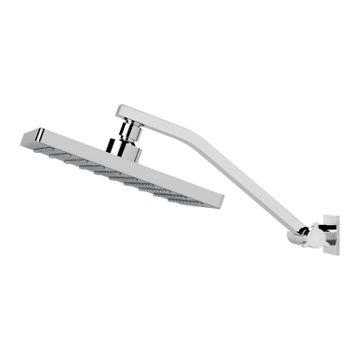 Lexi Universal Shower Arm &amp;amp; 200mm Square Rose by Phoenix Tapware