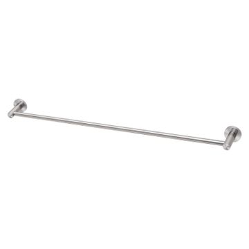 Radii SS 316 Single Towel Rail 800mm Round Plate by Phoenix Tapware