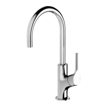 Vivid Slimline Oval Sink Mixer 160mm Gooseneck by Phoenix Tapware