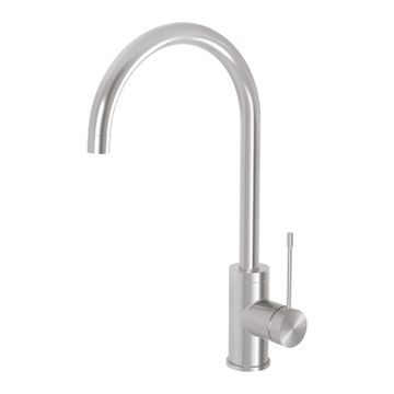 Vivid Slimline SS 316 Sink Mixer 200mm Gooseneck - Lead Free by Phoenix Tapware