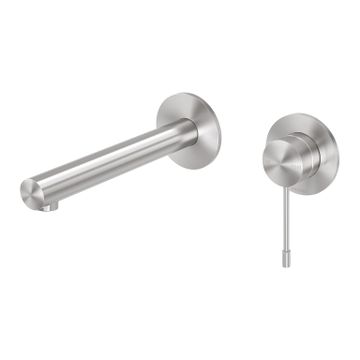 Vivid Slimline SS 316 Wall Basin / Bath Mixer Set 180mm by Phoenix Tapware