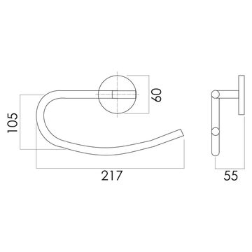 Festival Hand Towel Holder by Phoenix Tapware - view 3