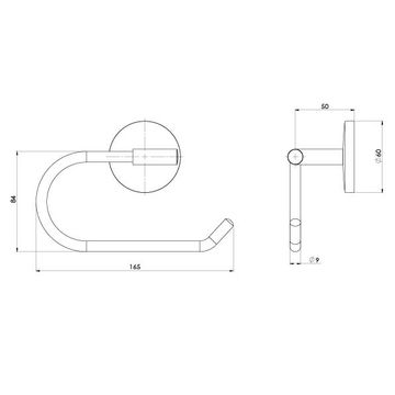 Festival Toilet Roll Holder by Phoenix Tapware - view 3