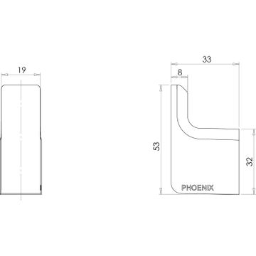Gloss Robe Hook by Phoenix Tapware - view 3