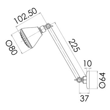 Ivy Shower Arm &amp;amp; Rose by Phoenix Tapware - view 3