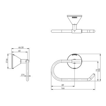 Ivy Toilet Roll Holder by Phoenix Tapware - view 3