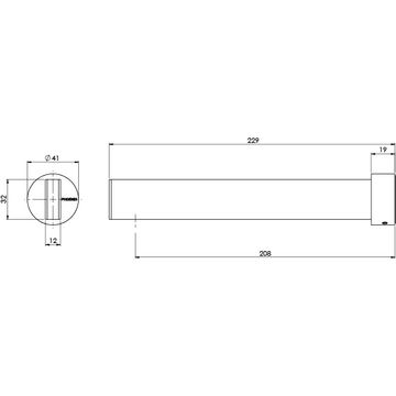 Lexi MKII Bath Outlet 200mm by Phoenix Tapware - view 3