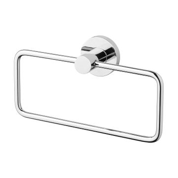 Radii Hand Towel Holder Round Plate by Phoenix Tapware - view 2