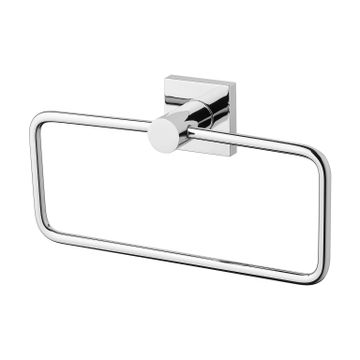 Radii Hand Towel Holder Square Plate by Phoenix Tapware - view 2