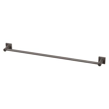 Radii Single Towel Rail 800mm Square Plate by Phoenix Tapware - view 2