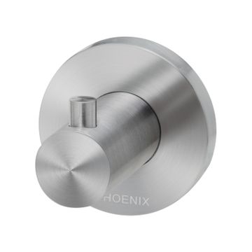Radii SS 316 Robe Hook Round Plate by Phoenix Tapware - view 2