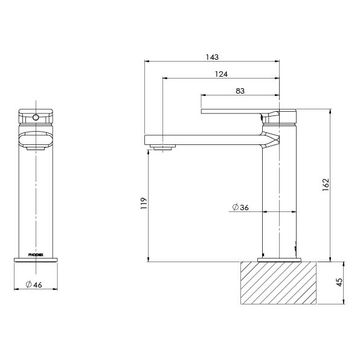 Teel Basin Mixer by Phoenix Tapware - view 3