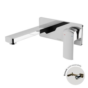 Teva Wall Basin / Bath Mixer Set 200mm (Trim Kit Only) - 6 Star - Lead Free by Phoenix Tapware - view 2