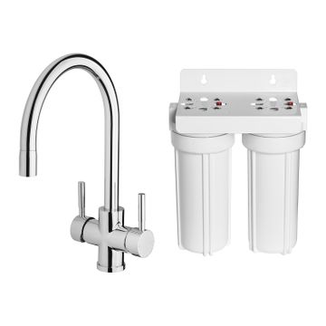 Vivid Filtered Sink Mixer 220mm Gooseneck with Filters by Phoenix Tapware - view 3