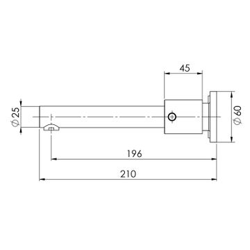 Vivid Pin Lever Bath Set 200mm 15mm Extended Spindles by Phoenix Tapware - view 3