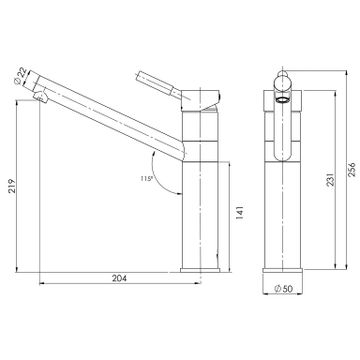 Vivid Premium Sink Mixer by Phoenix Tapware - view 3