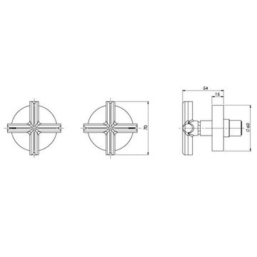 Vivid Slimline Plus Wall Top Assemblies - Lead Free by Phoenix Tapware - view 3