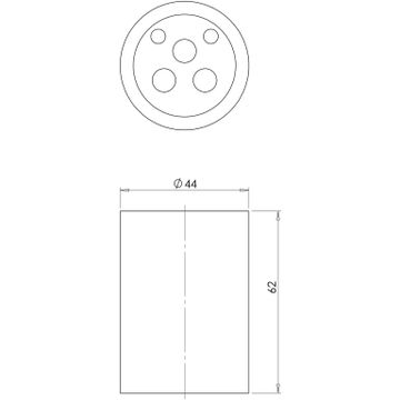Wall Mixer 44mm Body Extension 25mm by Phoenix Tapware - view 3