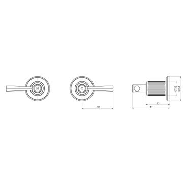Wiltern Wall Top Assemblies - Lead Free by Phoenix Tapware - view 3