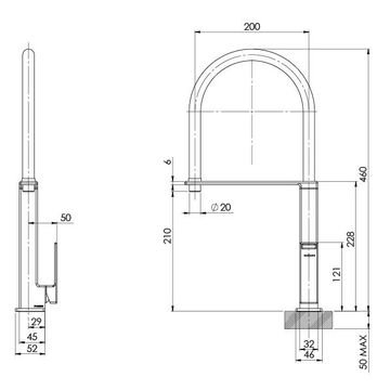 Zimi Sink Mixer (handles sold separately) by Phoenix Tapware - view 6