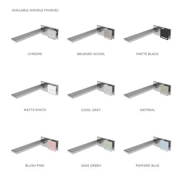 Zimi Wall Basin / Bath Mixer Set 200mm (handles sold separately) by Phoenix Tapware - view 4