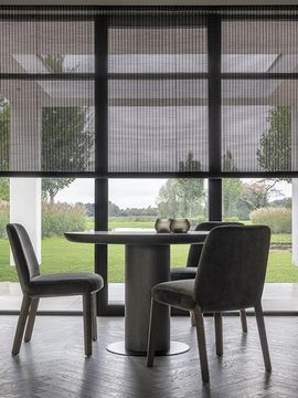 Woodweave roll-up and folding blinds by Zonnelux by Piet Boon - view 3