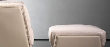 HEIT swivel chair & ottoman by Piet Boon - view 2