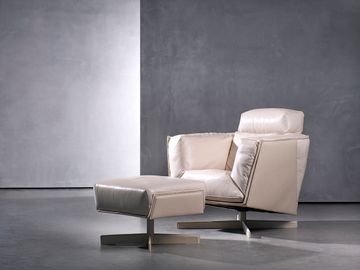 HEIT swivel chair & ottoman by Piet Boon - view 9