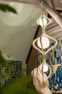 Curva Culta - PA 760-Curva Culta hanging lamp long big (3 parts) by Pieter Adam - view 3