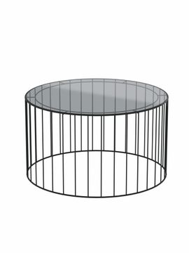 GLASS_CT60 cylinder-shaped coffee table | PIPEDESIGN PURESHAPE by Pipedesign