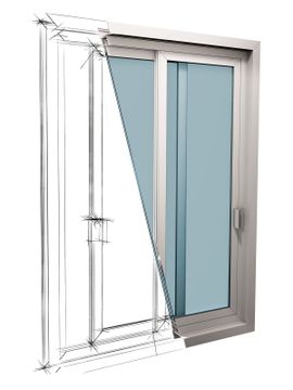 Finestra in Alluminio a Scorrere by PIVA GROUP