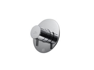 Basin Mixer Rondo External Side Silver Chrome by Porcelanosa
