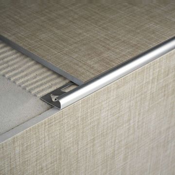 ROUNDJOLLY RJ rounded stair nosing trims for tiles by Profilitec