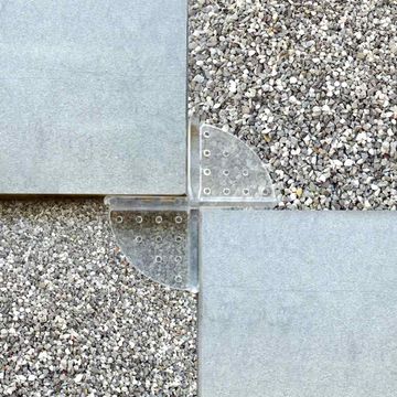 Plastic tie-base with 3 mm tabs to be used with stone and tiles in exterior applications by Profilitec - view 2