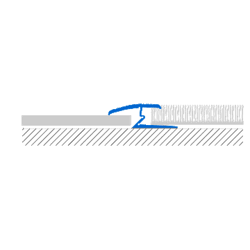 CARPETEC MP Transition / edging trims for carpet floors by Profilitec - view 2