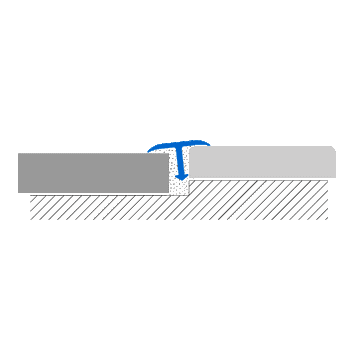 COVERTEC SP: T shape trims for floors with the same height by Profilitec - view 4